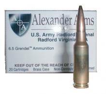 Alexander Arms 6.5 Grendel 90 Grain TNT Hollow Point 20/Box - AG90TNTBOX