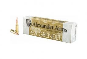 Alexander Arms 6.5 Grendel 123 Grain Lapua Scenar Boat Tail