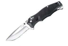 SOG Spear Point Blade Folding Knife w/Black Zytel Handle - VL01