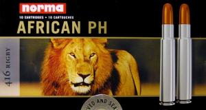 Norma 416 Rem African PH 450 Grain Woodleigh Round Nose Soft