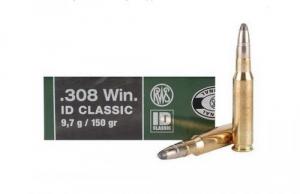 RWS 308 Winchester 150 Grain Torpedo High Shock - 308WID