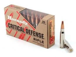 Hornady Critical Defense FTX  308 Winchester Ammo 20 Round Box - 80920