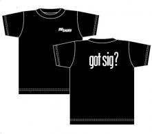 Sig Sauer XX Large Black Short Sleeve T Shirt w/Got Sig Logo