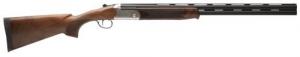 Stevens 555E 20ga 26" Over/Under Silver Engraved Receiver, Walnut Stock - 22593