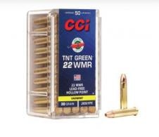 CCI Varmint TNT Green Hollow Point 22 Magnum / 22 WMR Ammo 50 Round Box - 0060