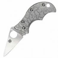 Spyderco Wharncliffe Blade Folder Knife w/Stainless Steel Ha - C86P