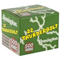 Remington .22 LR 40 GR. Thunderbolt Round Nose 500 RDS - TB22B