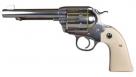 Ruger Vaquero Bisley 357 Magnum 5.5" Gloss Stainless, Faux Ivory Grips - 5130