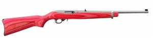Ruger 10 + 1 22 LR w/Pink Laminated Stock/Stainless Barrel