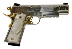 Taurus 45 ACP Model 1911 5" Barrel Stainless Finish Pearl Gr - 1191109PG1 Taurus 45 ACP Model 1911 5" Barrel Stainless Finish Pearl Gr - 1191109PG1