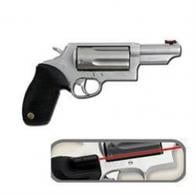 Taurus Judge Stainless with Crimson Trace Laser 410/45 Long Colt Revolver - 2441039TCT Taurus Judge Stainless with Crimson Trace Laser 410/45 Long Colt Revolver - 2441039TCT