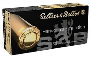 Sellier & Bellot  25ACP Ammo  50 grain  Full Metal Jacket 50rd box - sb25a