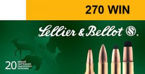 Main product image for SELLIER & BELLOT 270 Win Soft Point 150 GR 20rd box