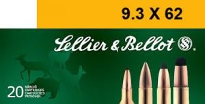 SELLIER & BELLOT 9.3mmX62 Mauser Soft Point 285 GR 2 - V332052U