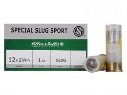Sellier & Bellot 12GA 2 3/4 1oz Rifled Slug 25rd box