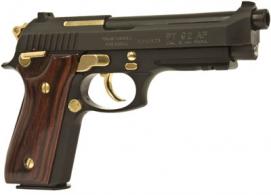 Taurus M92 9mm Blued/GLD/RW - 1920151GR17