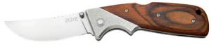 S.O.GL WOODLINE Folder 8Cr13MoV Stainless Drop Point Bl - WD50