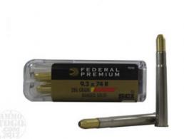 Federal Premium 9.3mmX74R Barnes Banded Solid 286 GR 2360 fp - P9374D