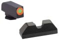 AmeriGlo UC Set Night Sights For Glock 42/43 Steel Green Tritium w/Orange Out