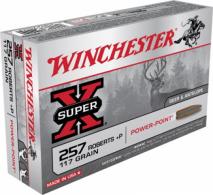Winchester Super-X  257 Roberts + P 117 Grain Power Point 20rd box - X257P3