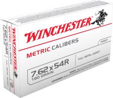 Winchester 7.62X54 Russian Metric 180 Grain Full Metal Jacke - MC76254R