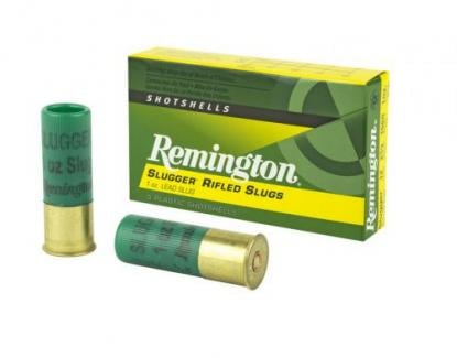 Remington Slugger Lead Rifled Slug 12 Gauge Ammo 5 Round Box - SP12RS