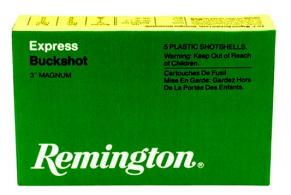 Remington 12 Ga. 3 1/2" 18 Pel. #00 Lead Buck Round - 1235B00