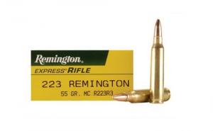 Remington 223 Remington 55 Grain Metal Case - R223R3