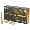 Main product image for Federal Gold Medal .308 Winchester  Sierra MatchKing BTHP 168GR  20RD box