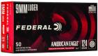 Federal American Eagle IRT Total Metal Jacket 9mm Ammo 50 Round Box - AE9N1