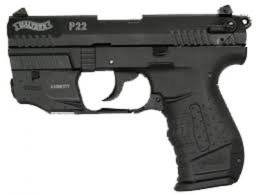 Walther Arms WAN22010 P22 No Lock 22 LR 3.4" 10+1 Poly Grip Black