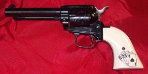 Heritage Manufacturing Rough Rider Aces and Eights 4.75" 22 Long Rifle Revolver - HER 70744
