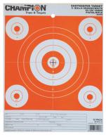 Shotkeeper Targets 5-Bull White/Orange Small 12 Pack