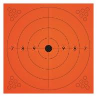 Adhesive Targets 6x6 Inches Orange 10 Pack