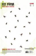 Precision Fly Paper Targets 11x18 Inches 25 Per Pack - 46020