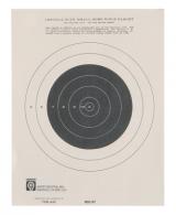 Competition 50 Foot Junior Single Bullseye Rifle Target 20 Per P - A1