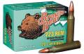Brown Bear .223 Remington 62 Grain Soft Point 500 Per Case - AR223SP