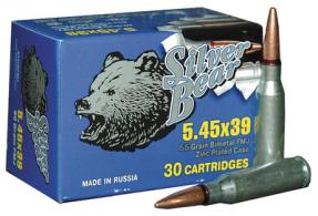 Silver Bear 5.45x39mm 55 Grain Hollow Point 750 Per Case