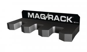 Mag-Rack Magnetic Portable Gun Rack Holds 3 Guns Black Hang Card - AVMAGRK-1