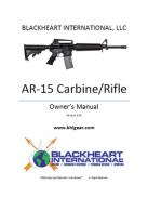 AR-15 Carbine/Rifle Owner's Manual - BH-012-027
