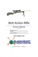 Bolt Action Rifle Owner's Manual for Remington 700 - BH-012-029