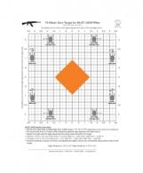 AK-47 Zero Targets 8.5x11 inches 25 Pack - BH-013-200