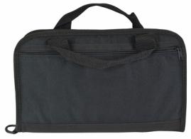 Tactical Pistol Case With Inter Pocket Black Heavy Polyester 14 - CSPTAC45-28102