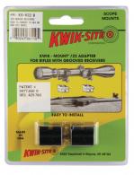 .22 Adapter For Grooved Receiver Bright Black - KS-W22B