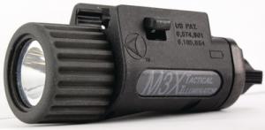M3X White LED Tactical Illuminator A8 Side Lock Mount Black - M3X-700-A8