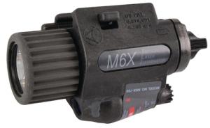 M6X White LED Tactical Illuminator With Red Laser For Pistols Si - M6X-700-A8