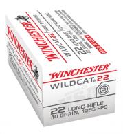 Main product image for Wildcat .22 Long Rifle 40 Grain Lead Round Nose 50rds