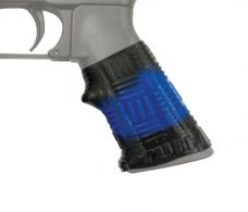 Tuff 1 Gun Grip Cover Double Cross Thin Blue Line/Black - 319B
