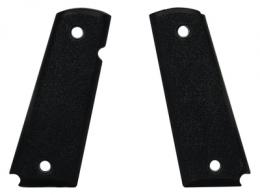 1911 Grip Panels with Palm Swell Black Polymer