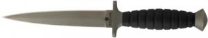 Black Label Backlash Fixed Blade Knife 5.5 Inch Double Edge Blade Black G-10 Handle Boxed - 320145BL